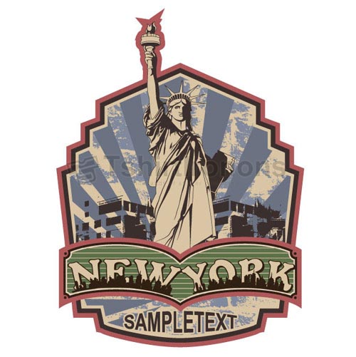 Statue of Liberty T-shirts Iron On Transfers N8086 - Click Image to Close